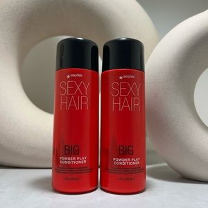 Brand NEW Sexy Hair Big Powder Play Conditioner Bundle
